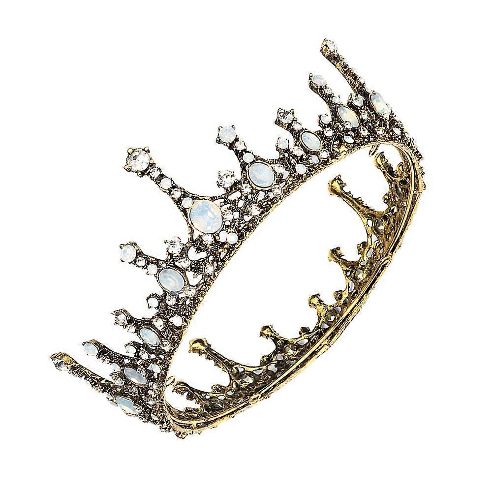 a refined and engaging product description based on your input:
**1pc Baroque Wedding Crown Headdress – Elegant Bridal Tiara Hair Accessory for