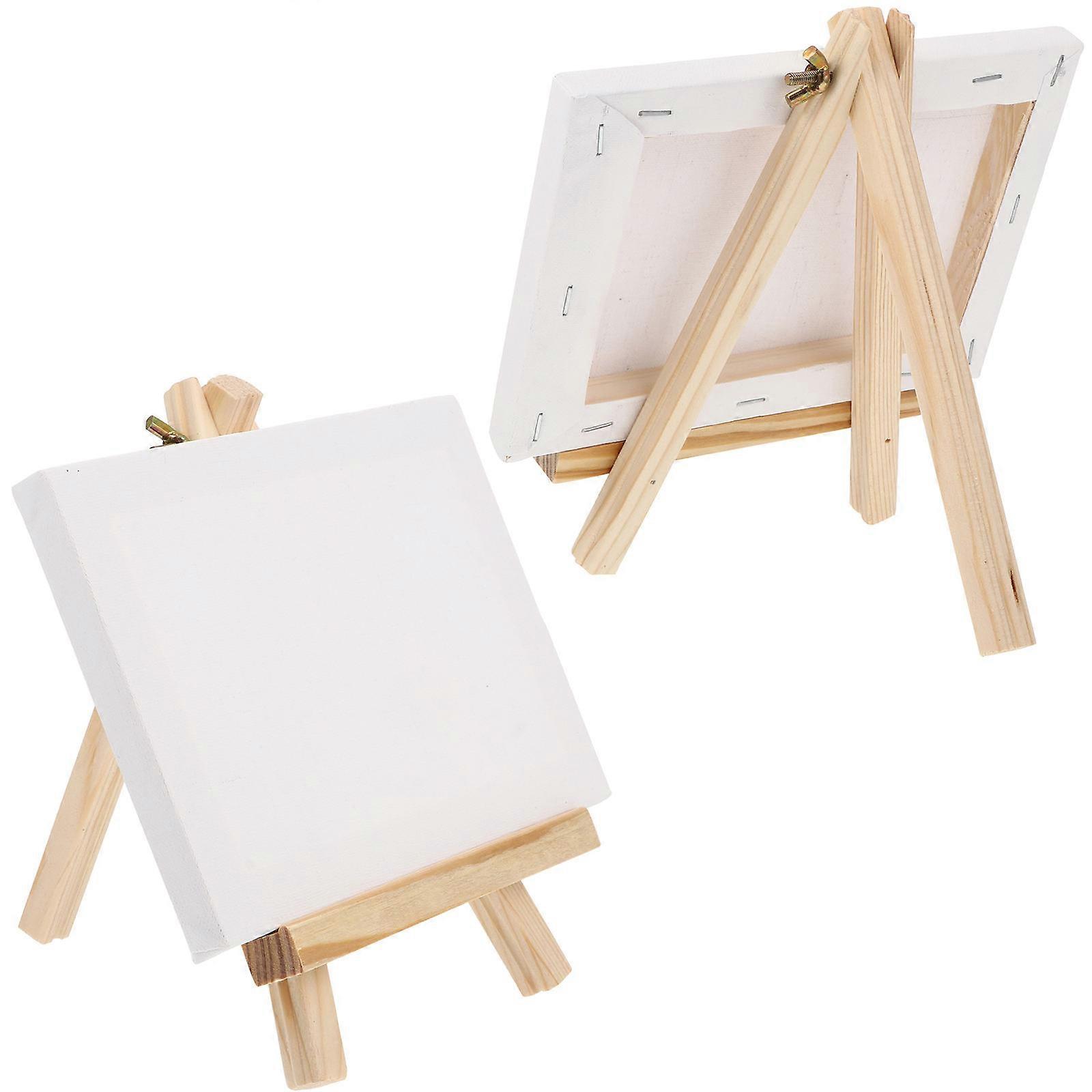 Mini Wooden Easel Portable Folding Art Display Stand for Canvas Photos Paintings Students Weddings Lightweight Durable