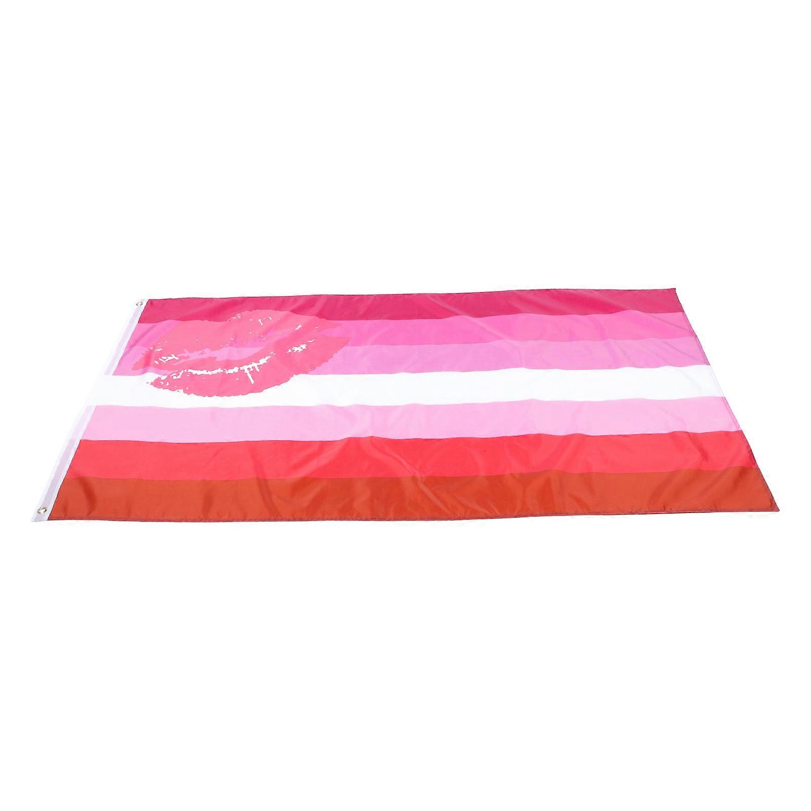 Colorful Flag Banner Rectangle Decorations Pride Events Express Orientation 1Set