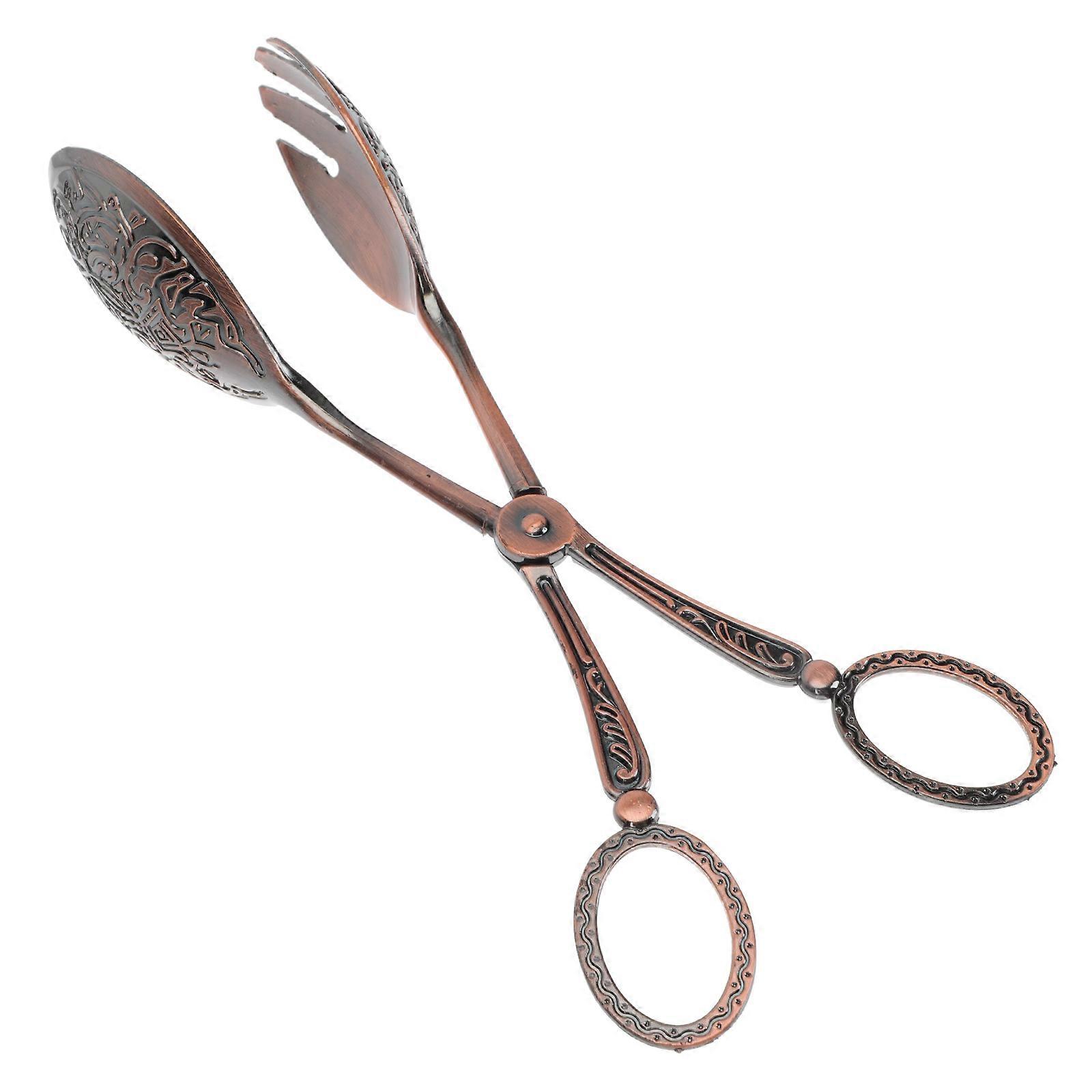 Vintage Style Food Tong 1Pc Decorative Baking Tool For Picking Bread 22X6Cm Material