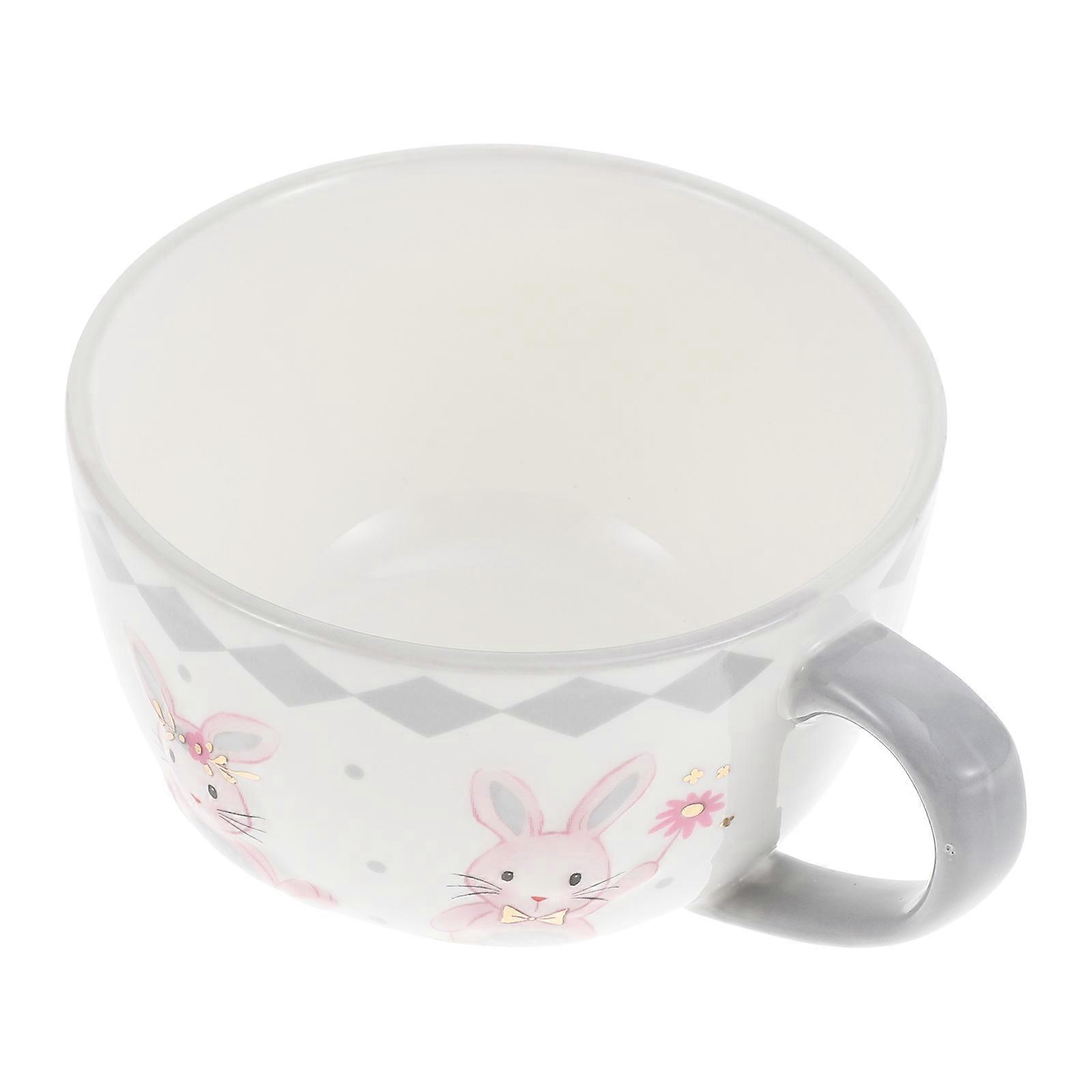 Creative Design Rabbit Soup Bowl For Family Gatherings 14X11.5CM Assorted Color Holding Soup 1Pack