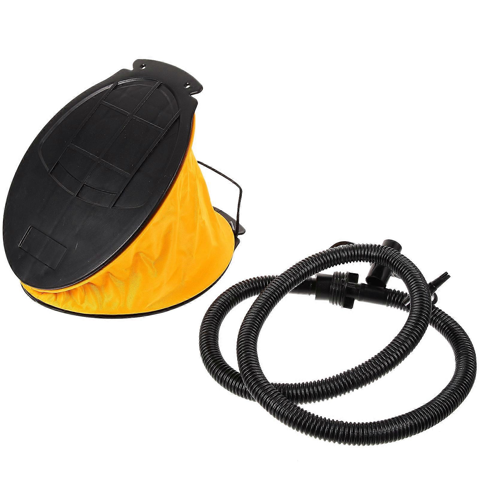 Inflatable Pump For Inflatables Bed Mattress Balloons Compact Design Suitable For Outdoor Activities Size 22X16X2Cm 1Pack