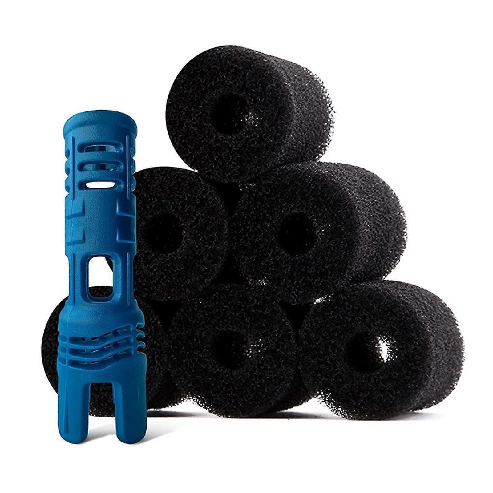 7piece set, pool brush and prefilter set, parts, cleaning, onetouch operation, suitable for outdoor use. Cleaner 12 sponges