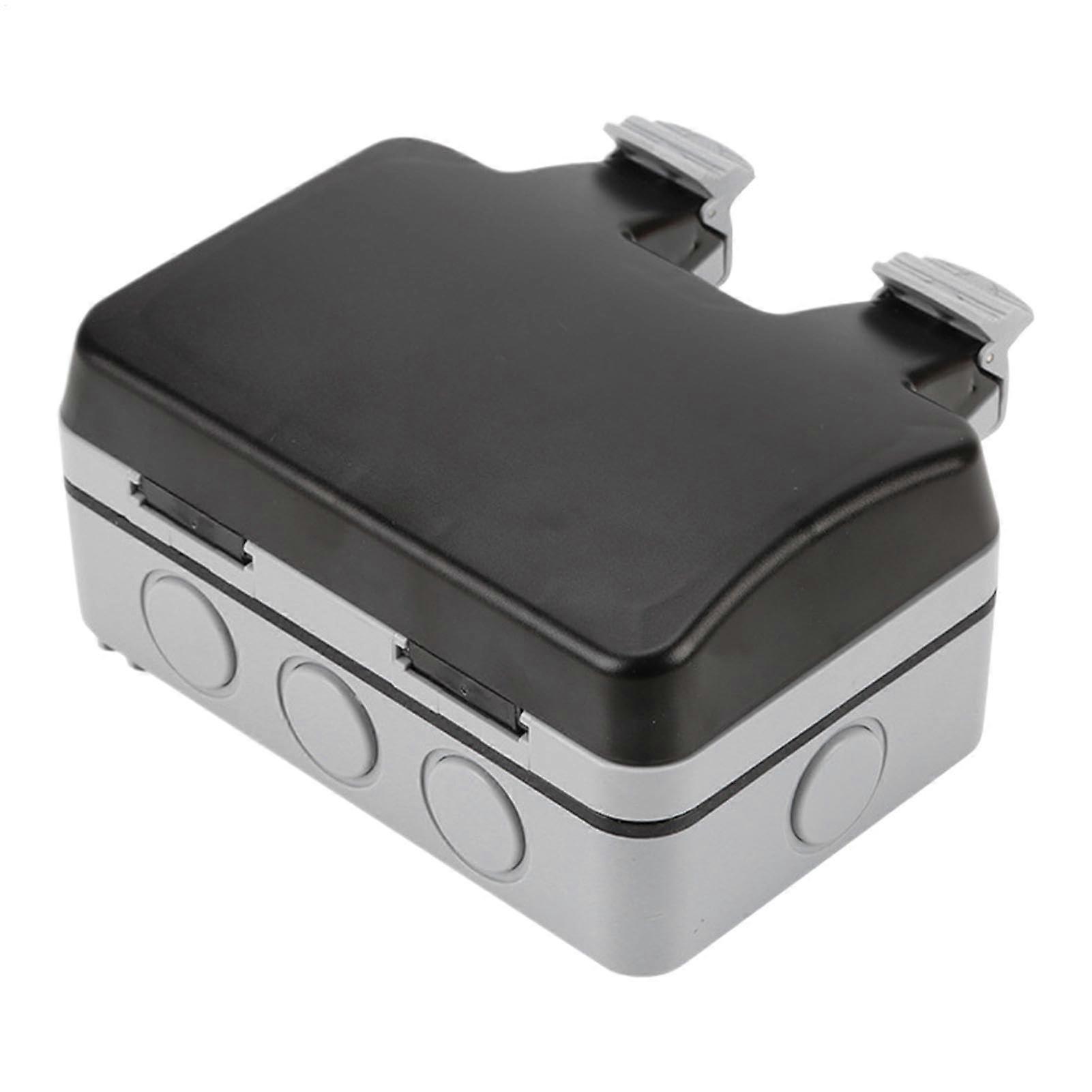 Robust electrical junction box for outdoor use, junction box for outdoor use, dustproof and weatherproof electric box, waterproof junction box.