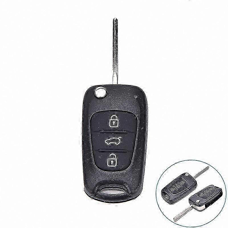 3-Button Foldable Key Shell for Hyundai I20 I30 IX35 IX35 Vehicles