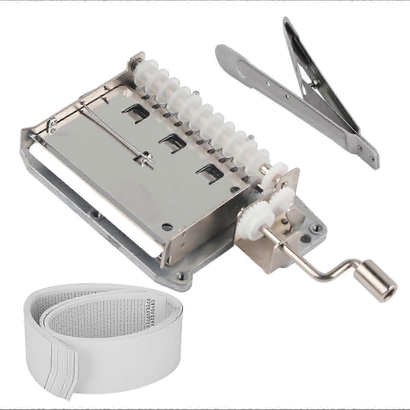 DIY Hand Crank Music Box, 30 Notes with 20 Paper Tapes