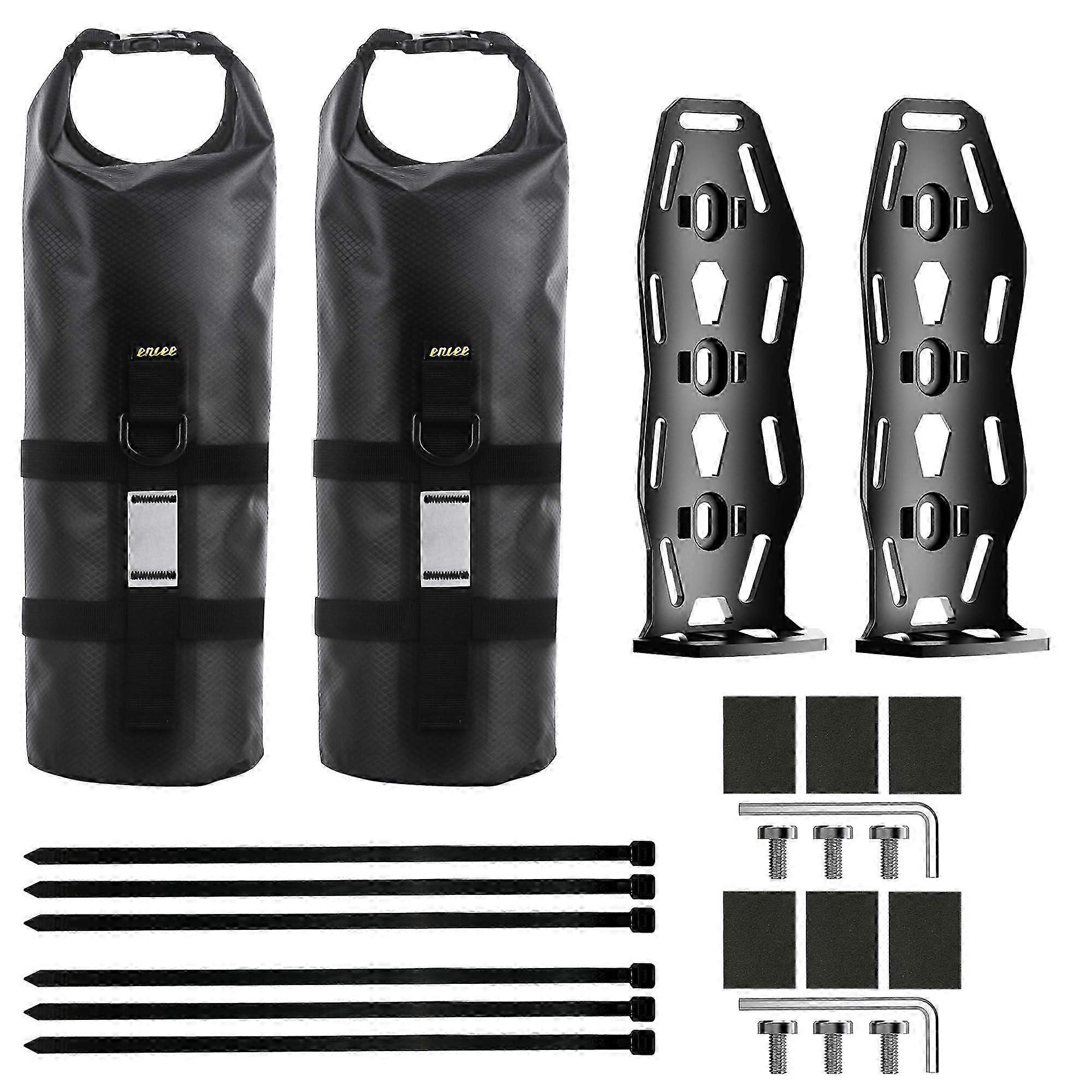 2025 2 Pack 5L Bike Bag Front Fork Bag Bicycle Bag Release Quick