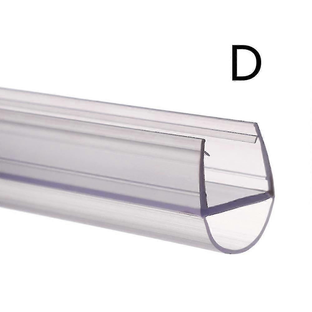 רצועת איטום מסך מקלחת PVC 2 מ' לזכוכית 6 מ"מ