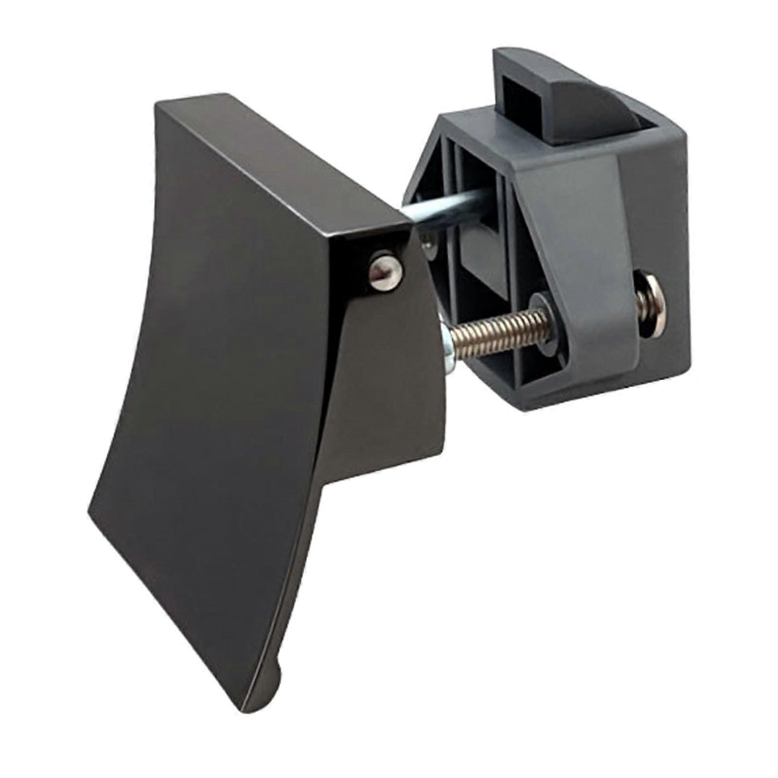 Push Locks, Adjustable Cabinet Door Push Button Lock, Square Handle, Gun Black, For Caravan And Ship Cabinets