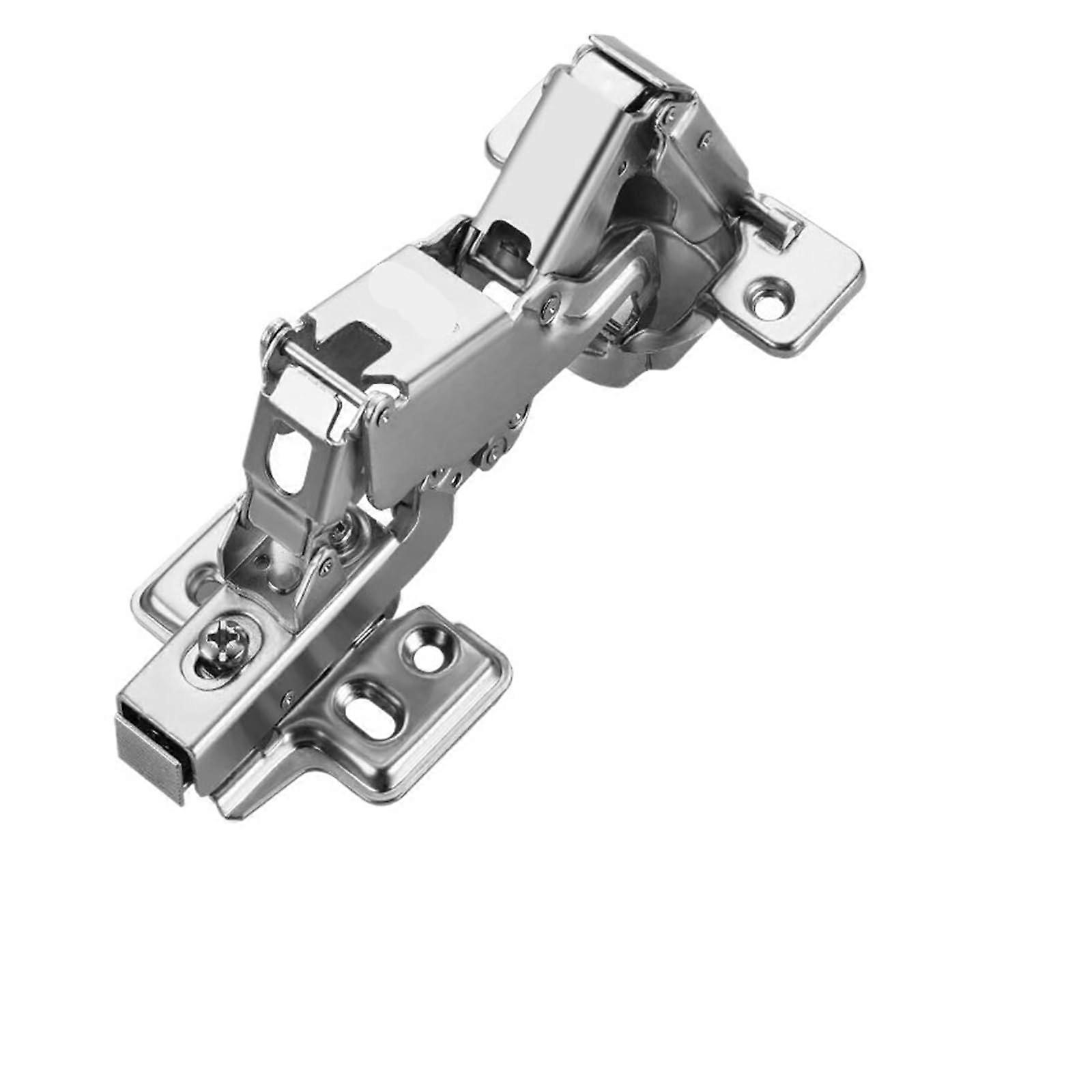 2 Pieces Cabinet Large Angle Hinge 165 Degree Hydraulic Damping Buffer Cold Rolled Steel Soft Close JL651-2
