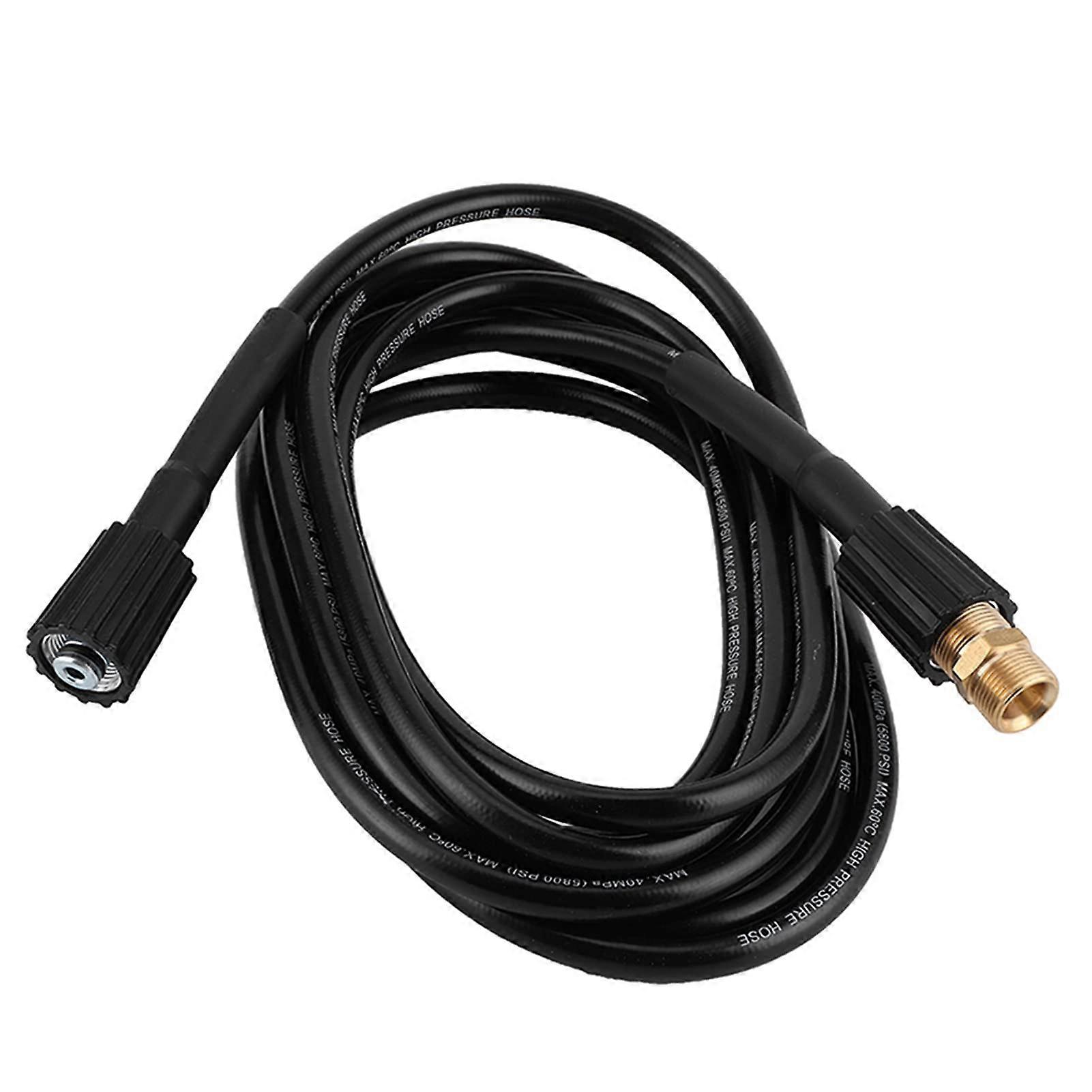 Pressure Washer Hose Tool Female Connector 10 m Black