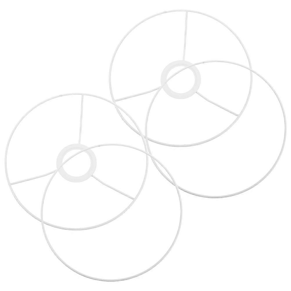 2 Sets DIY Lampshade Frame Lampshade Support Ring Light Shade Ring Rack Light Fitting Supply