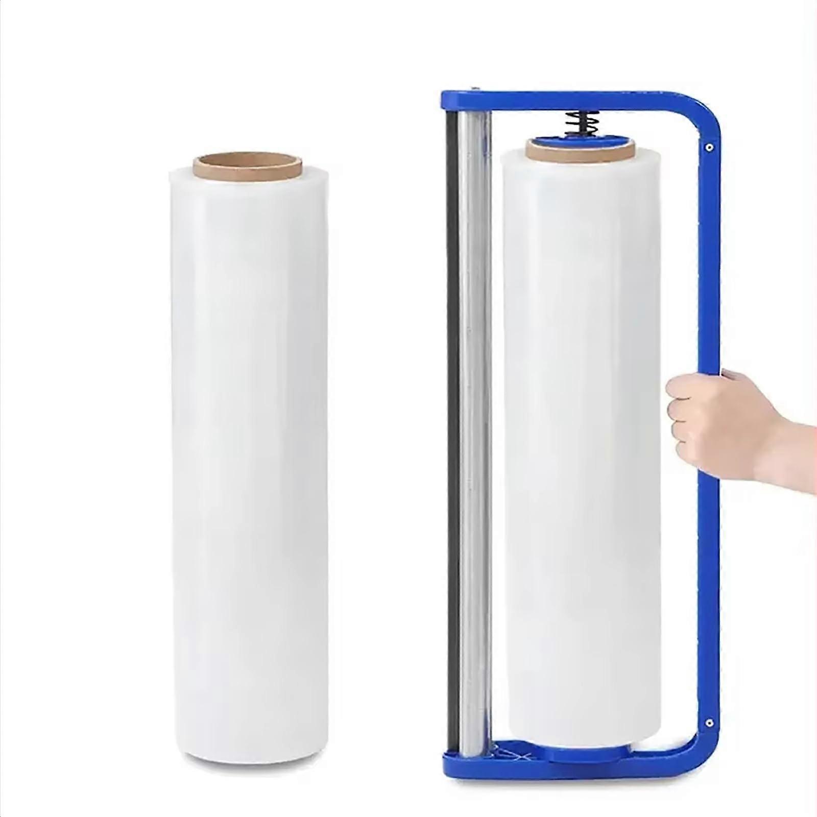 Portable stretch wrapping machine for efficient food packaging, ideal for restaurants and supermarkets
