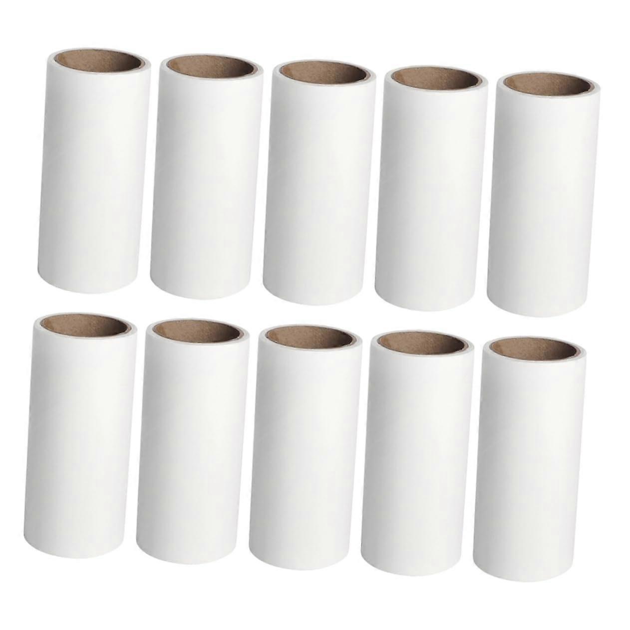 Large Lint Roller 10pcs Sticky Rolls Adhesive Refill Sheets for Lint Remover