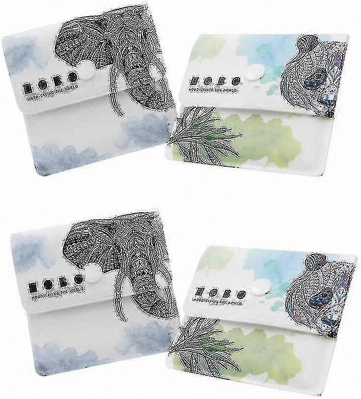 4-Pack Reusable Fireproof Ash Bags, Portable Eco-Friendly Ashtray Solution