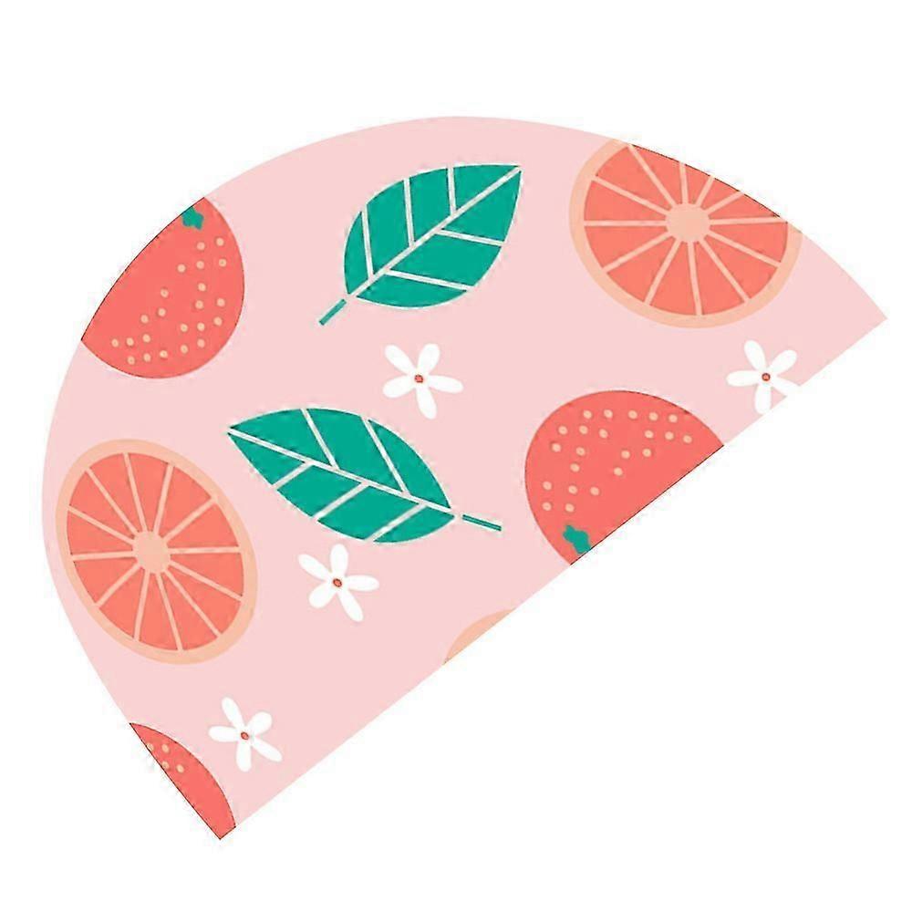 Rainbow Welcome Half Circle Strawberry Door Mat