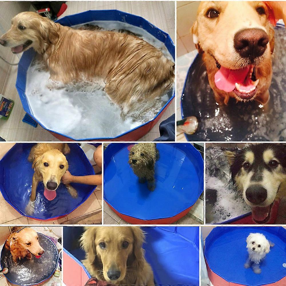 Foldable Pet Bath Pool Collapsible Dog Pool Pet Bathing Tub Pool for Dogs Cats