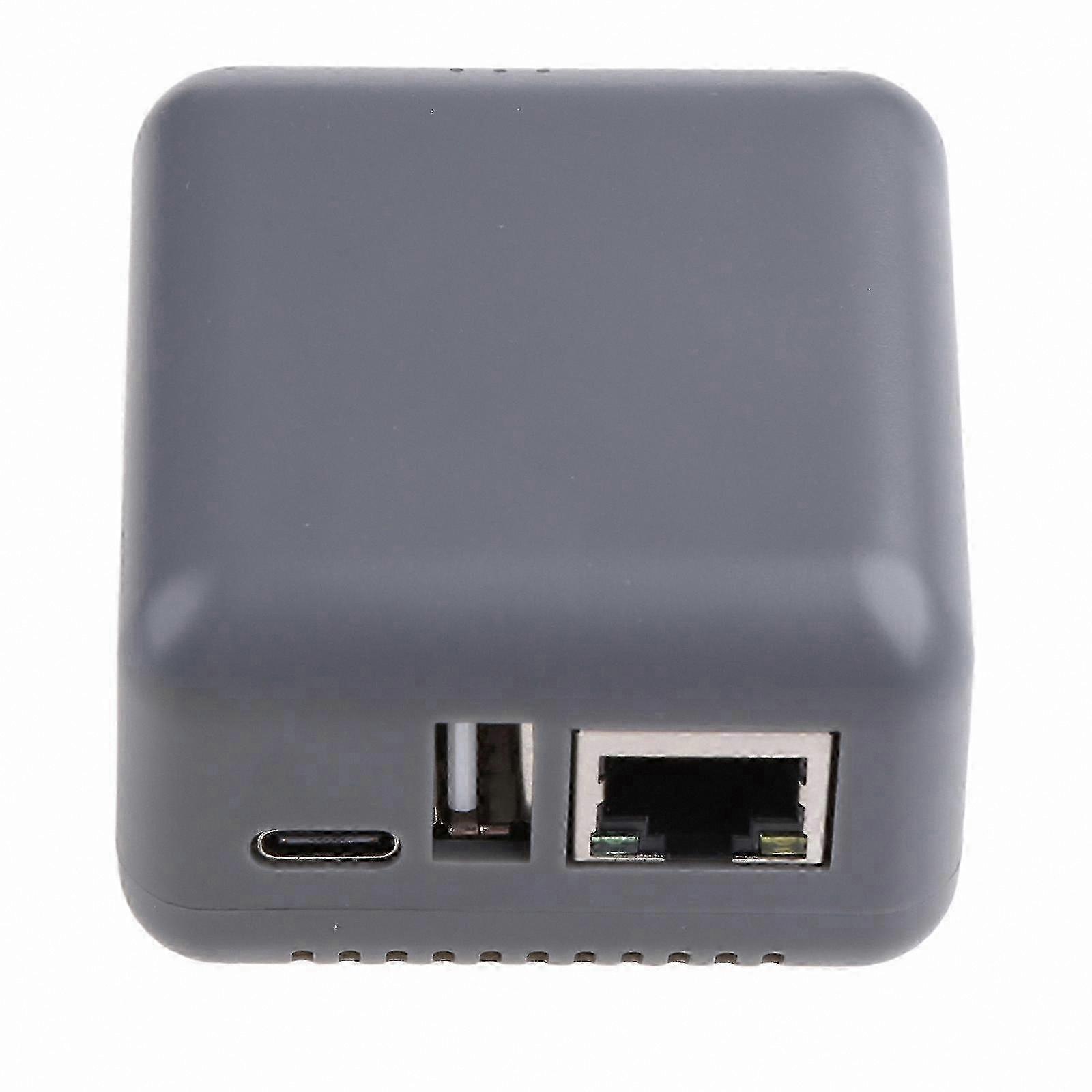 USB 2.0 Ethernet Print Server Adapter with Fast 10/100Mbps RJ-45 LAN Port for Wireless Networking and Printing Solutions hwy