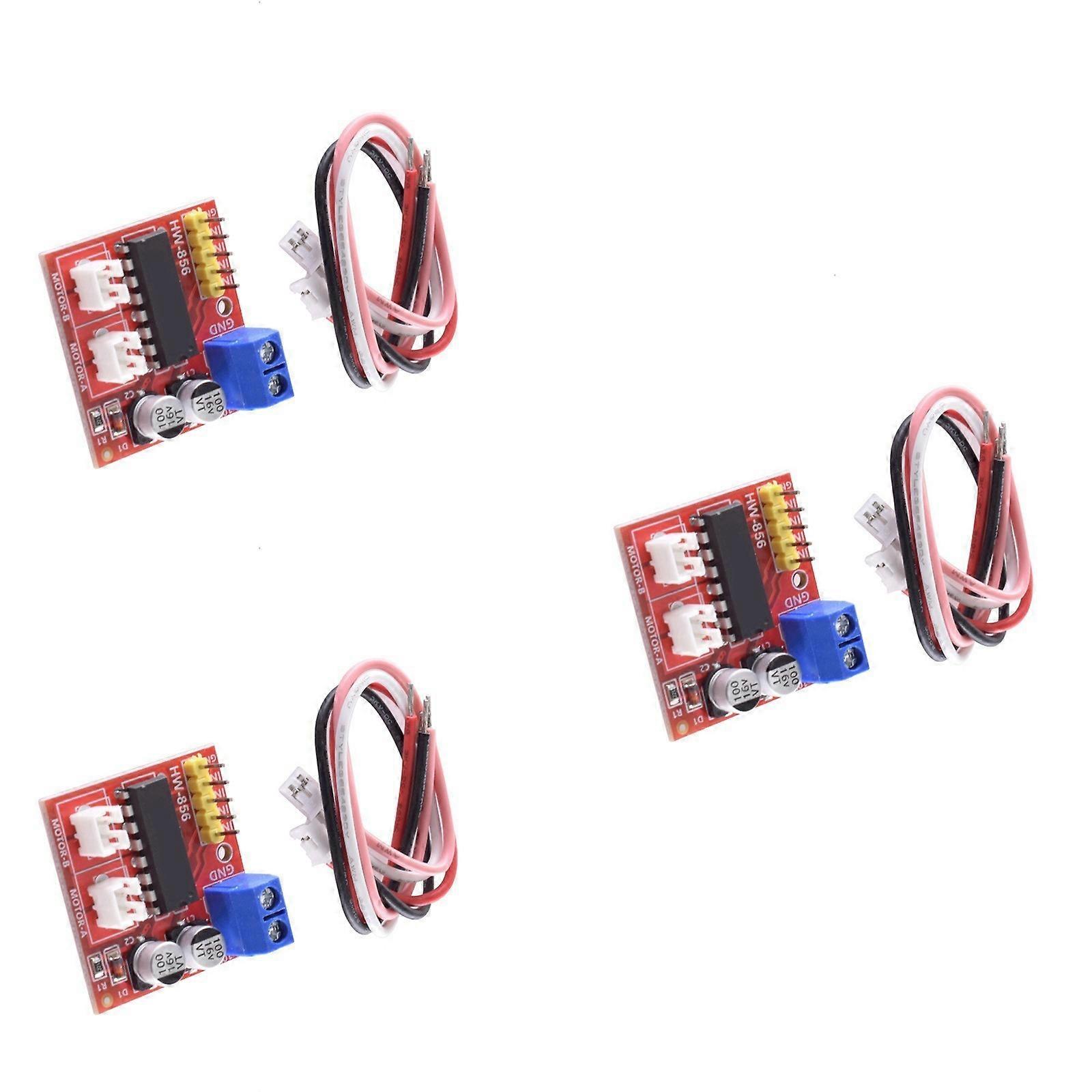 Signal Adjustment Double Bridge Driver Board 2.5A Low Energy Use For Automation Tasks Robotics Reversible Motor Multicolor