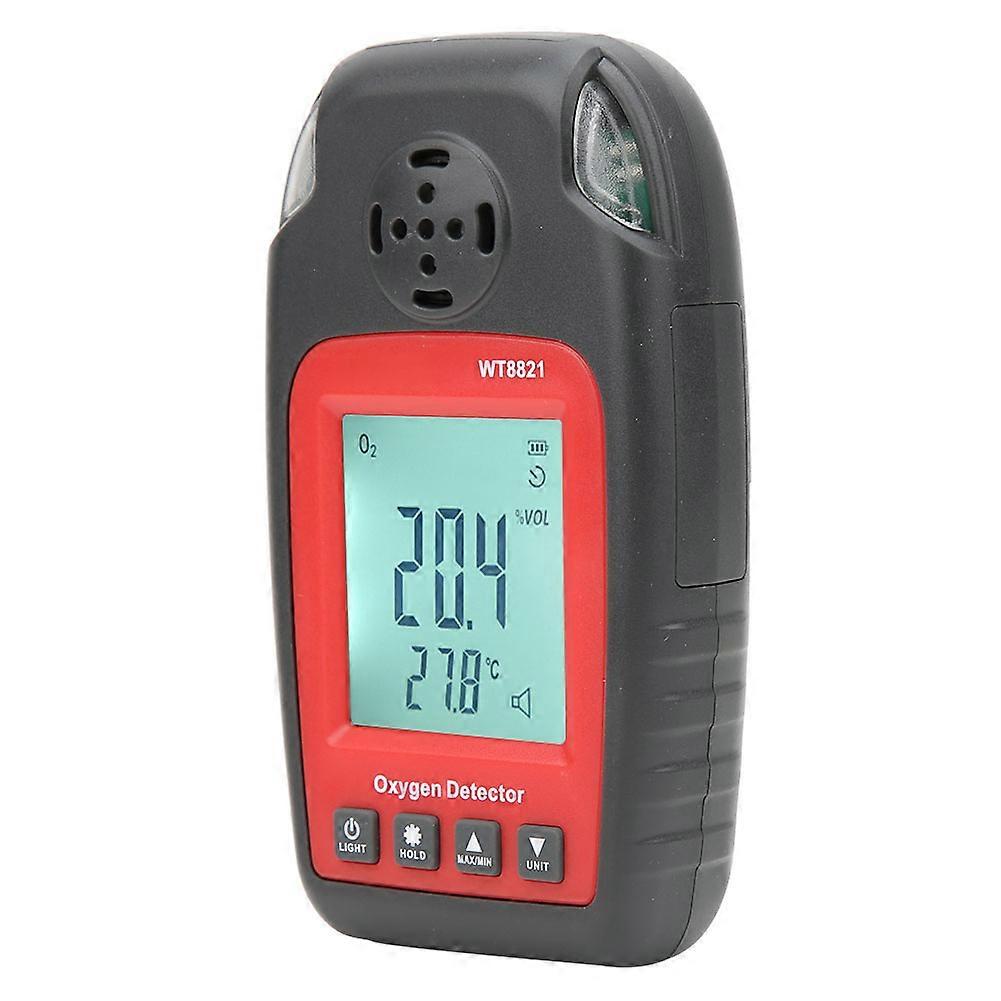WT8821 Portable Digital Oxygen Detector 0-25% Sensor Meter
