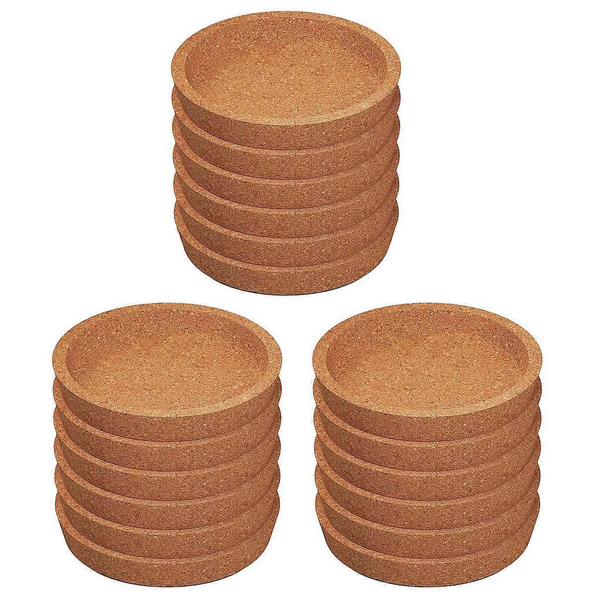 Cork Coasters, 4 Inch Absorbent Heat Round Cork Coasters for Most Kind of Mugs in Office or Home