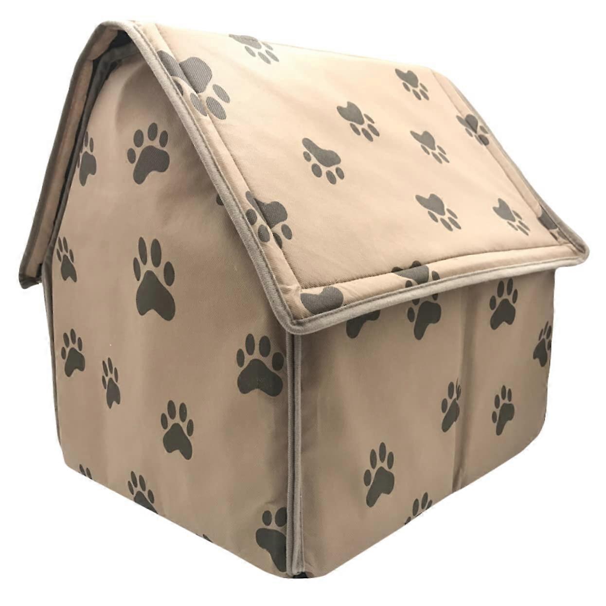 Foldable Dog Tent Bed Portable Breathable Elevated Shelter For Dogs CotStyle Pet Housing Various Sizes