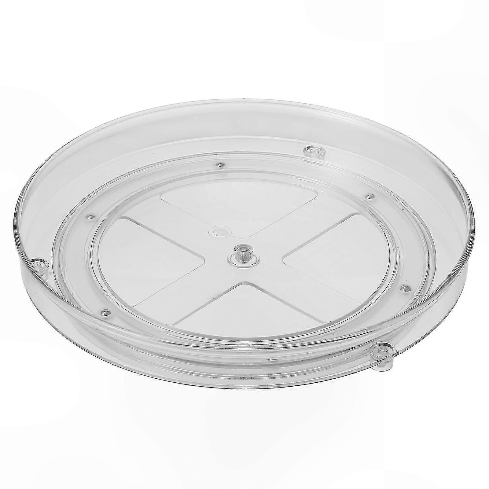 Rotating Storage Tray for Cosmetics and Seasonings Organizer Shelf