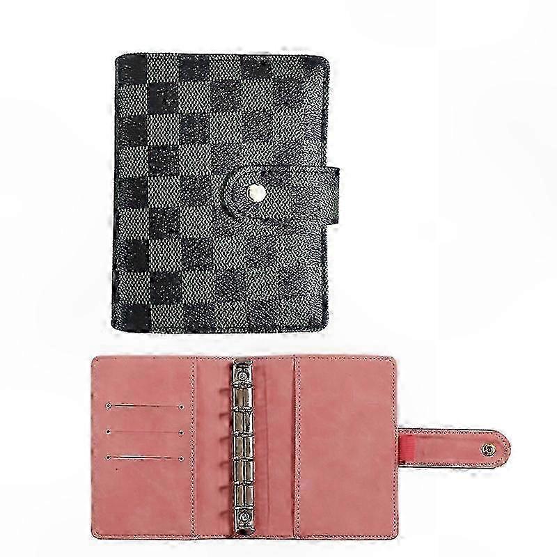 A5 Grid Chessboard Design Loose Leaf Notebook