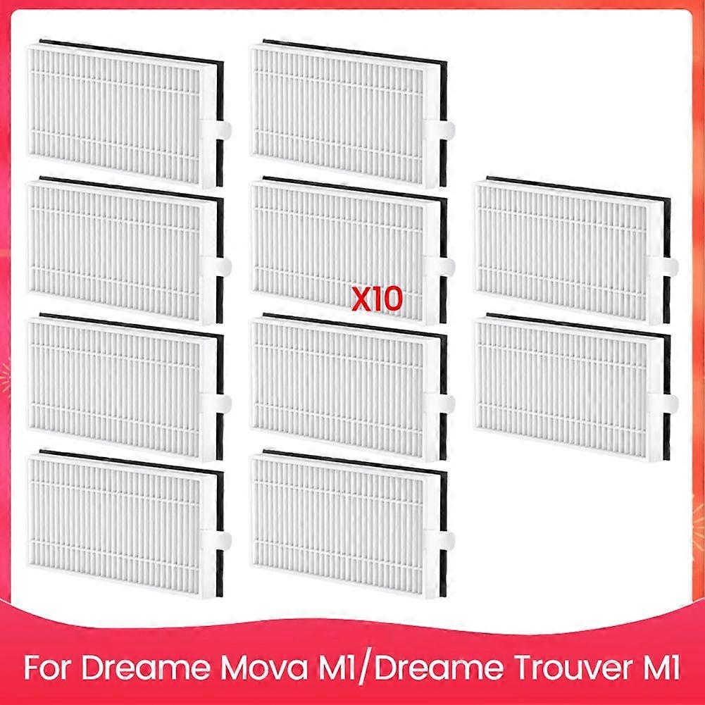 10PCS Filter for M1/ Trouver M1 Sweeping Robot Spare Parts Efficient Household Cleaning Accessories