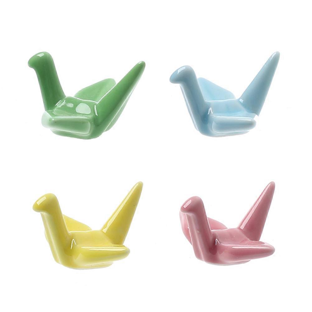 Japanese Chopstick Rest Ceramic Tableware Decoration Elegant Chopsticks Rest Prevent Chopsticks 5 x 3.5 x 2cm 12 Pcs