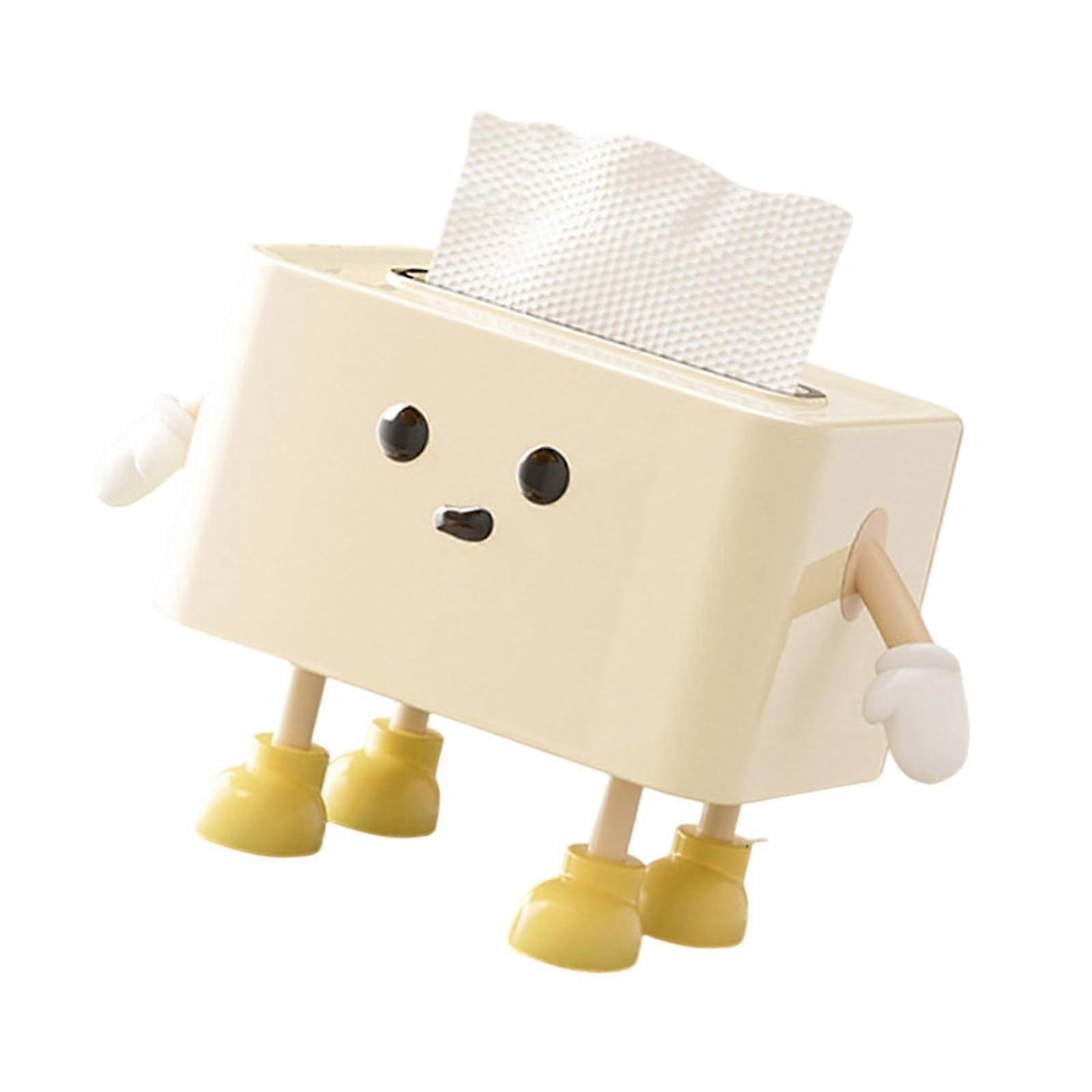 Tissue Box Covers AutoAdjusting Height Paper Dispenser Elegant Tissue Holder Creative Sitting Designs For Family Use