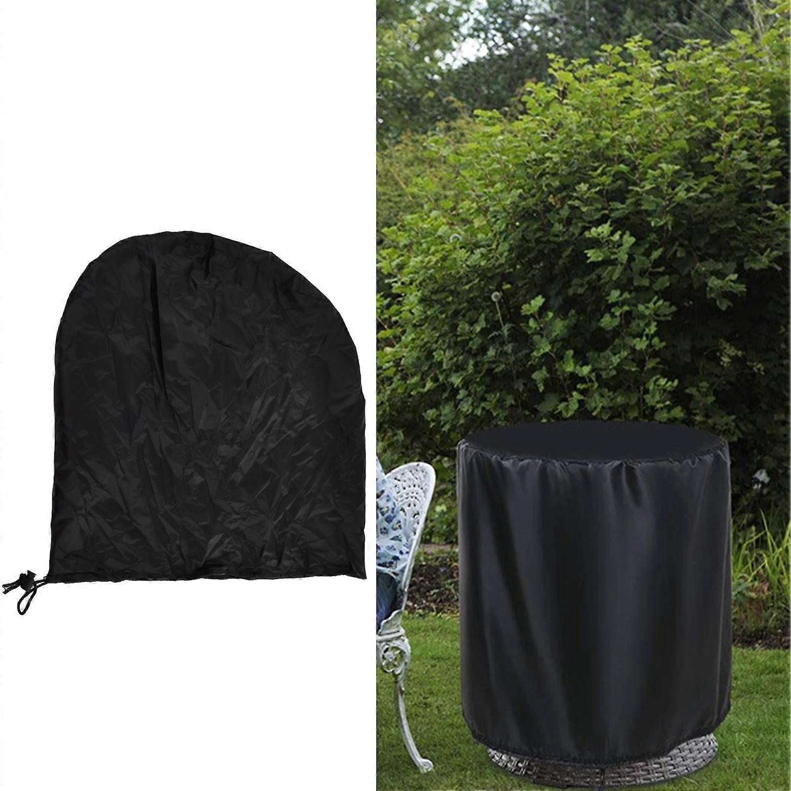 Round Waterproof Tear Resistant Table Cover 52x58cm Silver