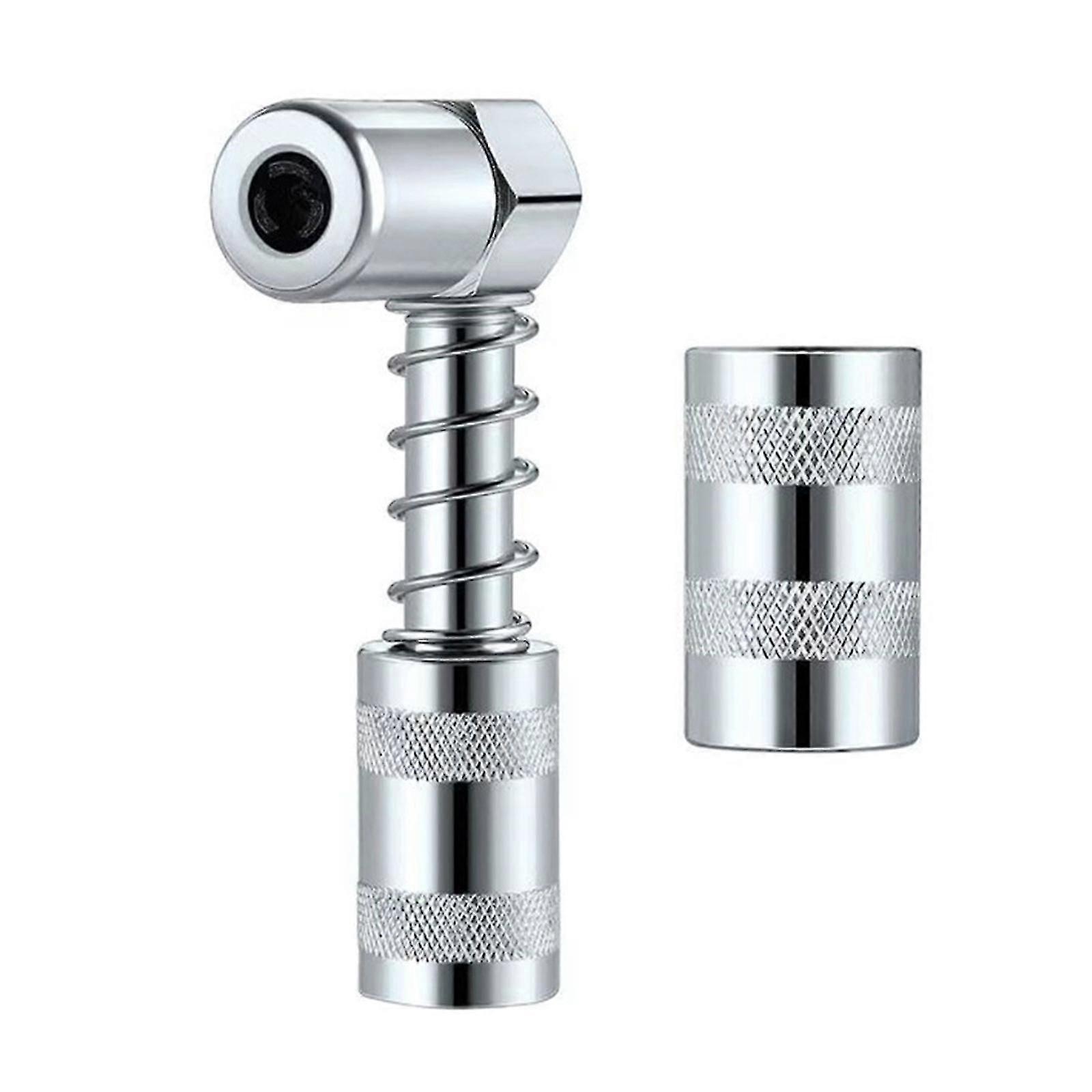 2023 New 90 Degree Grease Coupler with Sleeve Tight Spaces Snaps onto