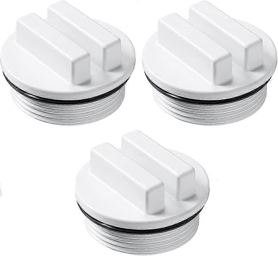 Pack 1.5 Inch Pool Plugs with Thread for Pool Duct - For Pool Accessories