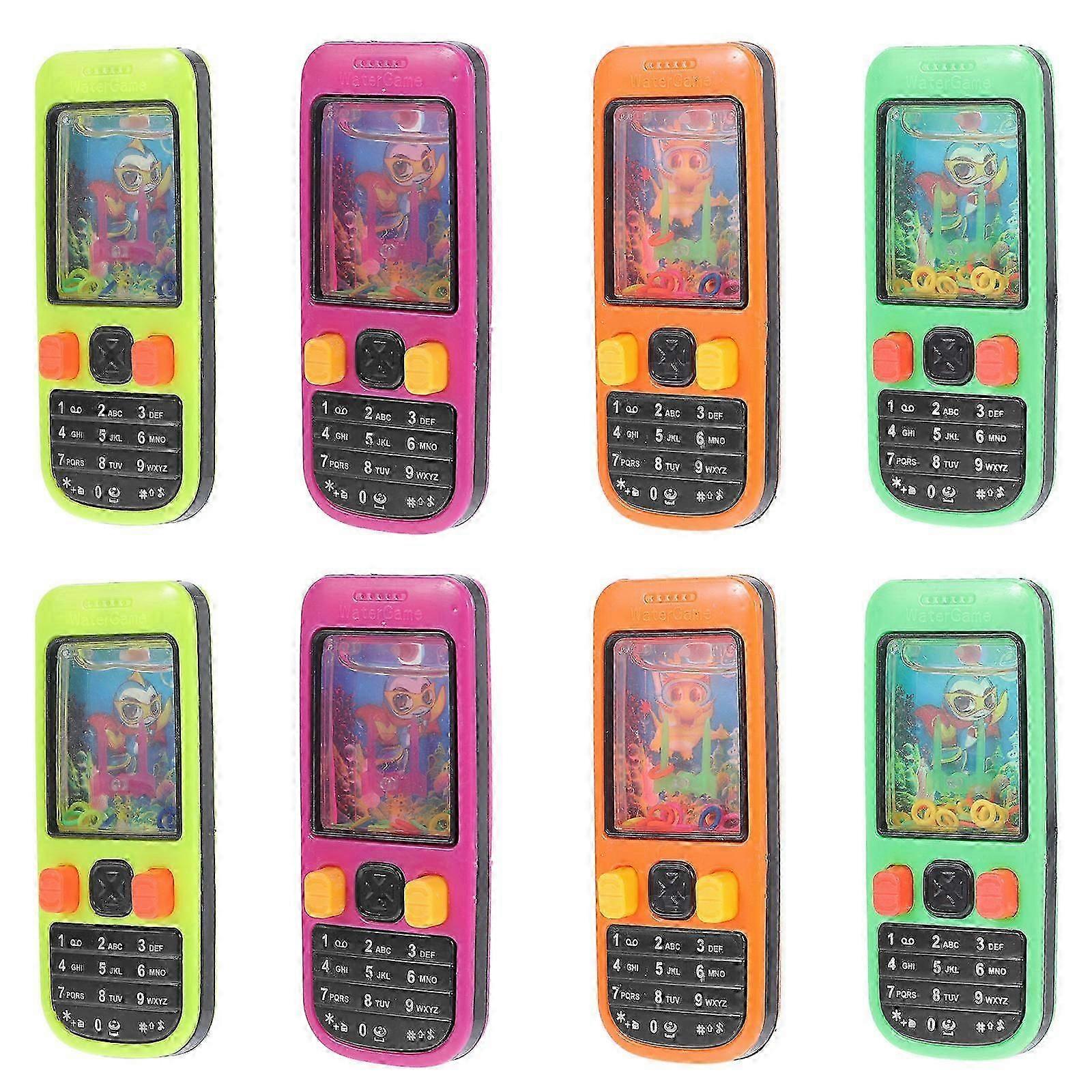 ロードトリップや車の旅行で子供たちが楽しめる携帯電話として設計された10個のミニウォータートスゲーム各種カラーストレス