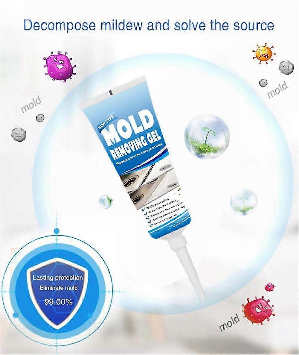 Mould Magic Remover Gel Formula Tubes Eco Friendly Taps Sinks Grout Window Removing Mildew Gum