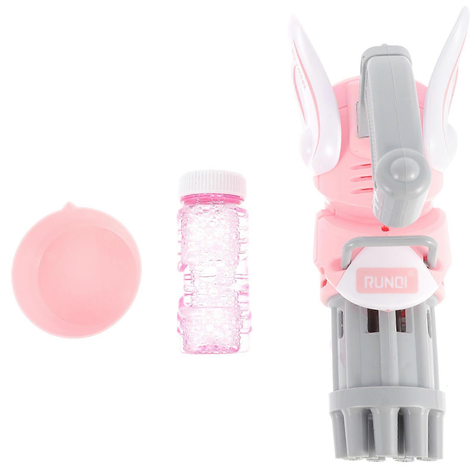 Electric Kids Bubble Plaything 1Pc Portable Rechargeable Bubble Maker With Fashionable Appearance For Birthday And Holiday