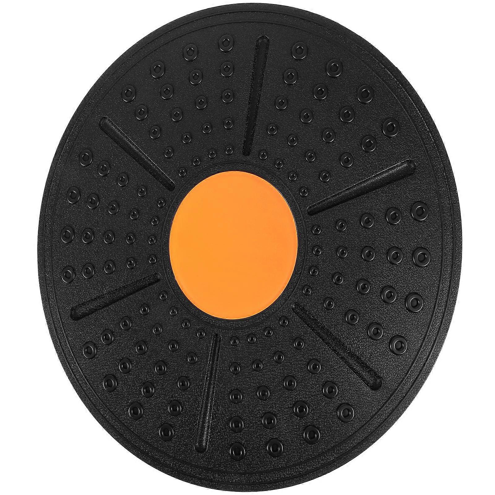 Yoga Balance Board Half Balancing Tool for Sports Activities Orange Pp Material with Portable Design 1Set