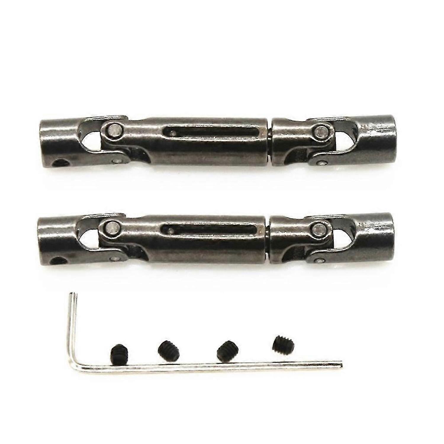 2Pcs Metal Drive Shaft CVD for WPL D12 C14 C24 B16 B36 B24