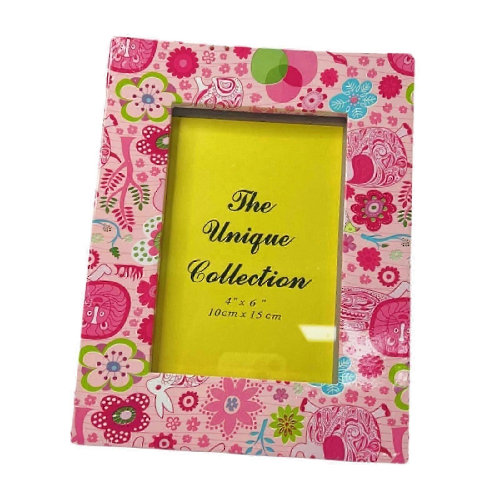 Photo Frame Modern Holiday Gifts Picture Frame for Wedding Home Office Decor Pink