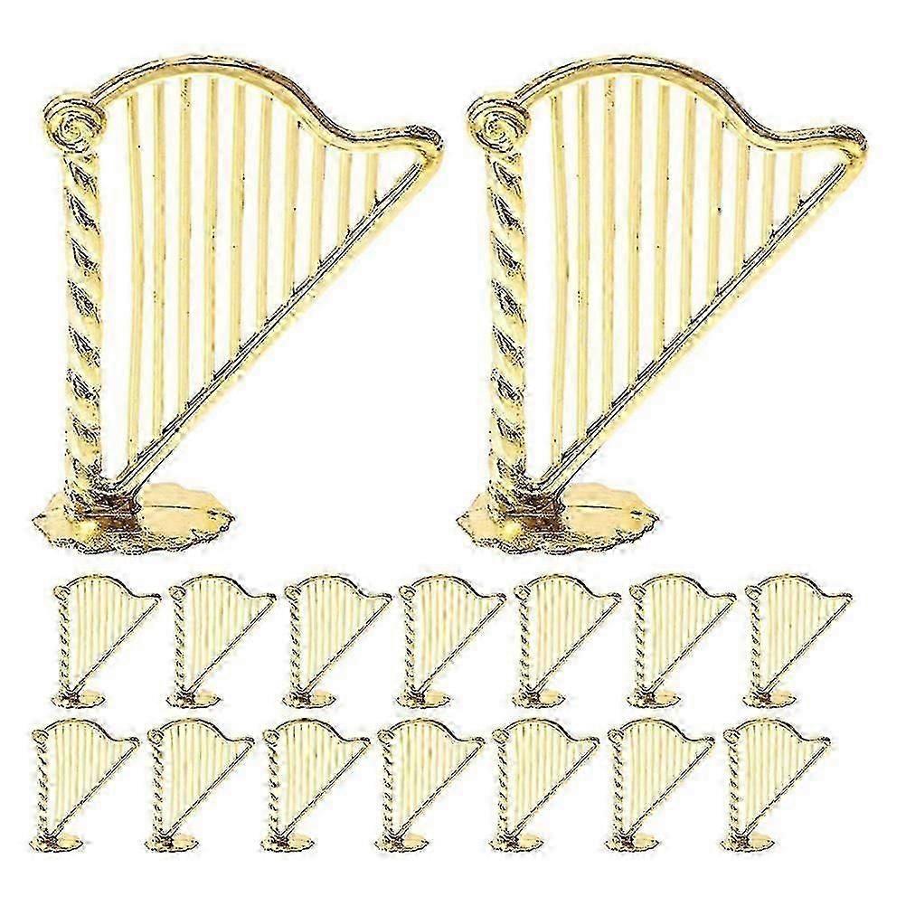 Miniature Musical Instruments 30Pcs Golden Hanging Decor For Holiday Celebrations And Christmas Decor