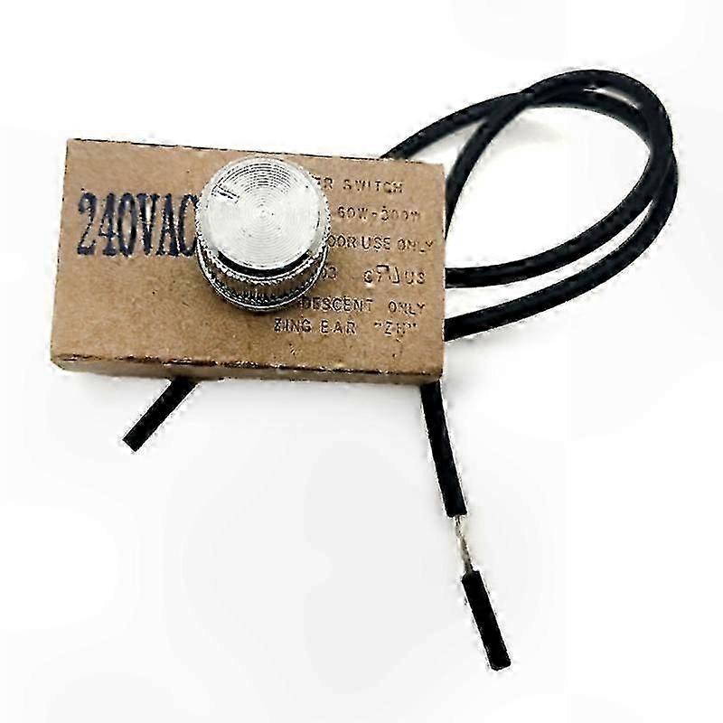 On-Off Rotary Dimmer, 300W Lamp Control, Smooth LED Brightness Adjustment