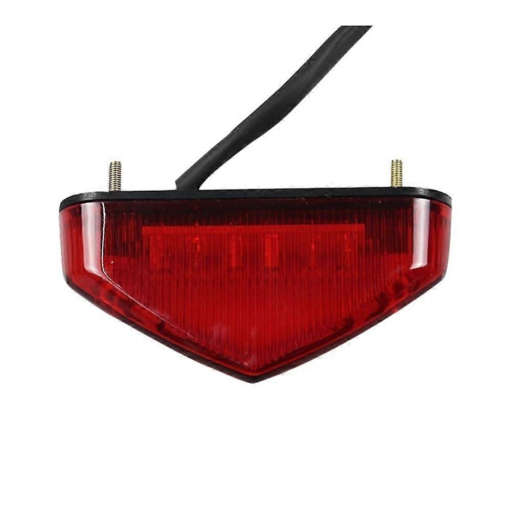 Brake Light Universal Motorcycle Tail Light DC 12V DRL Indicator Small Warning Light Color A