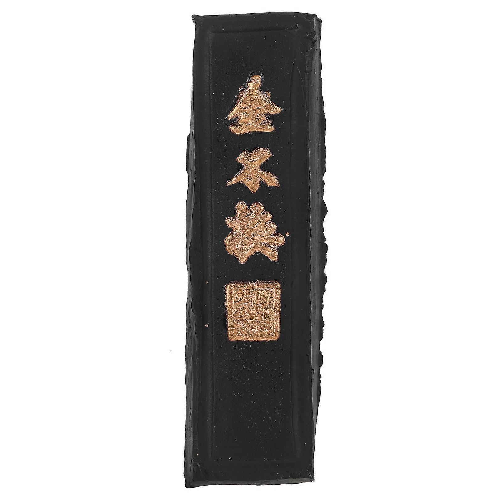 Handmade Ink Stick Ink Block for Painting Use 3Pcs Black Calligraphy Supplies