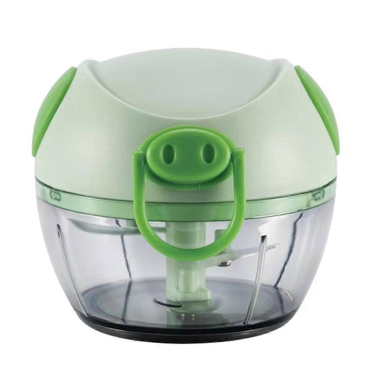 Portable Garlic Cutter - Manual Multi-Functional Vegetable Cutter for Kitchen, Small Garlic Machine for Easy Puree