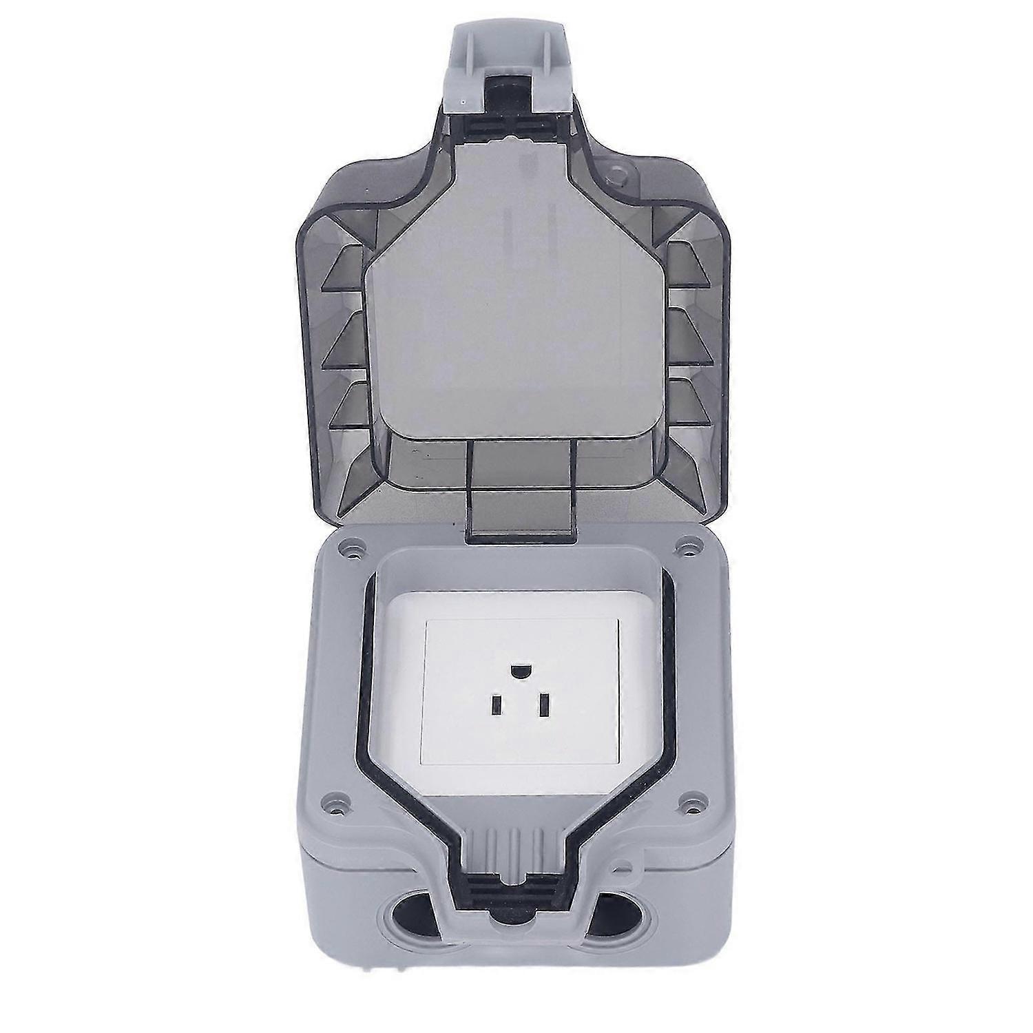 IP66 Waterproof Outdoor Socket Box 15A Power Outlet Switch