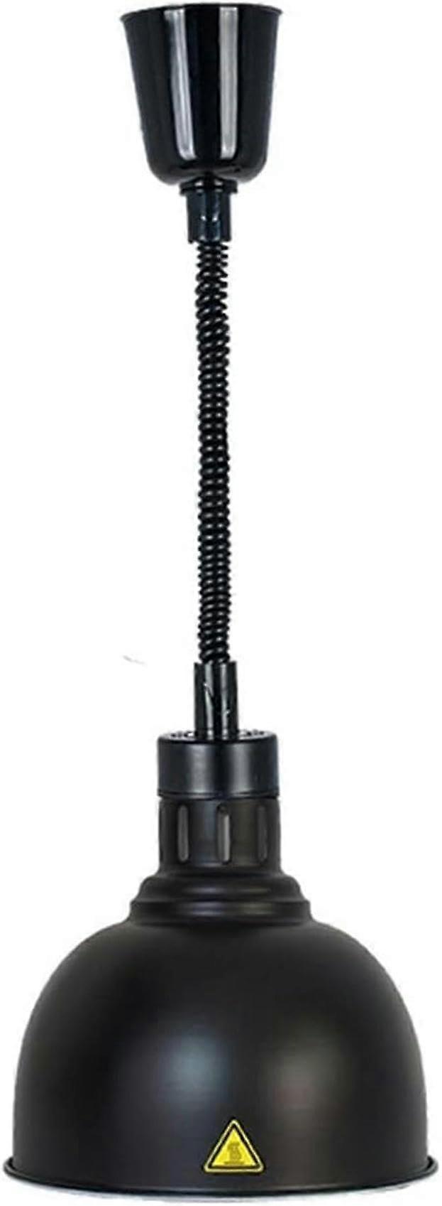 Food Heating Heat Lamp - Retractable Food Heater with Adjustable Height, Stainless Steel Construction, and Energy Efficient Design