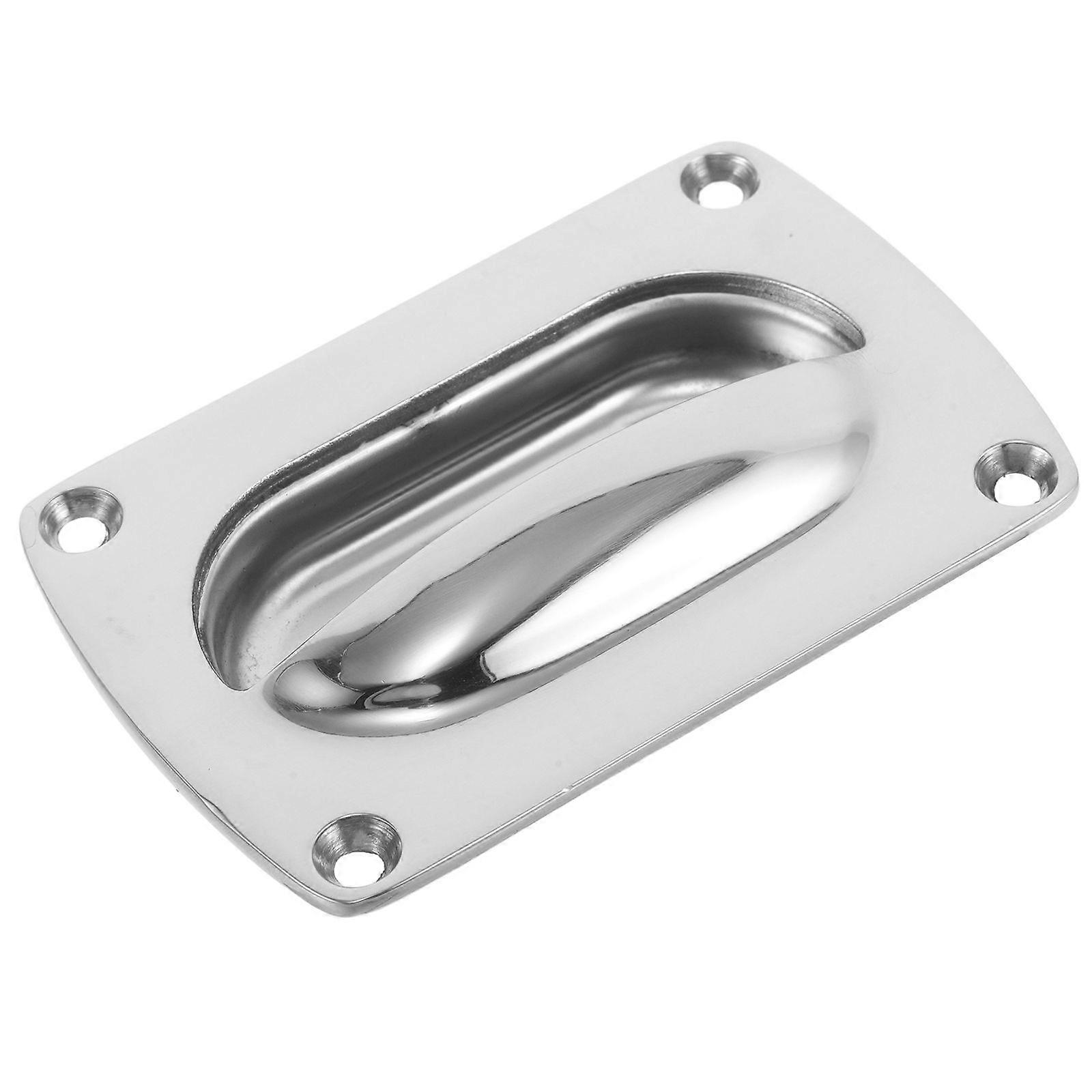 Boat Grab Handle: Stainless Steel Marine Hatch Pull Handle - Recessed Boat Deck Hatch Grip For Yacht Drawer And Floor Applications