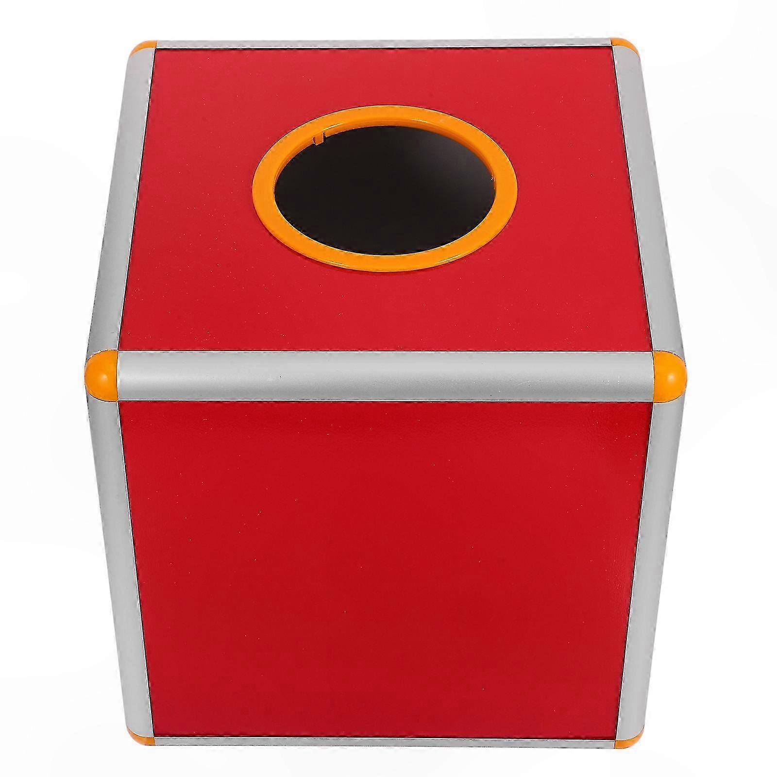 Large Capacity Donation and Voting Box with User-Friendly Design for Event Suggestions 25x25x25cm