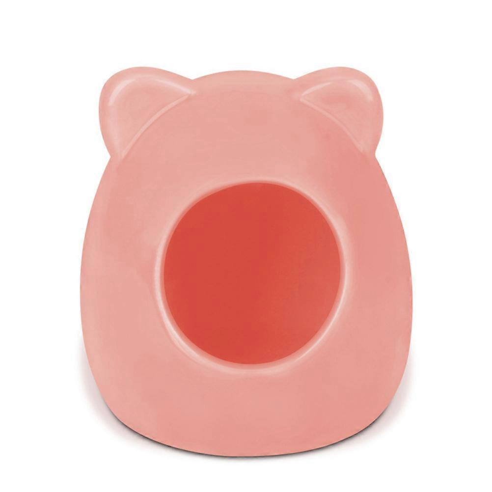 Hamster Ceramic Nest for Pet Cooling 2Pcs Multi-Purpose Ear Nest